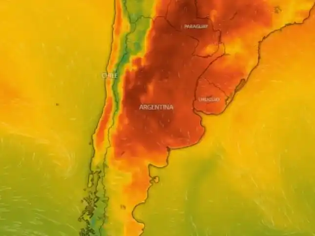 Argentina espera un trimestre de calor superior a lo normal en casi todo el país