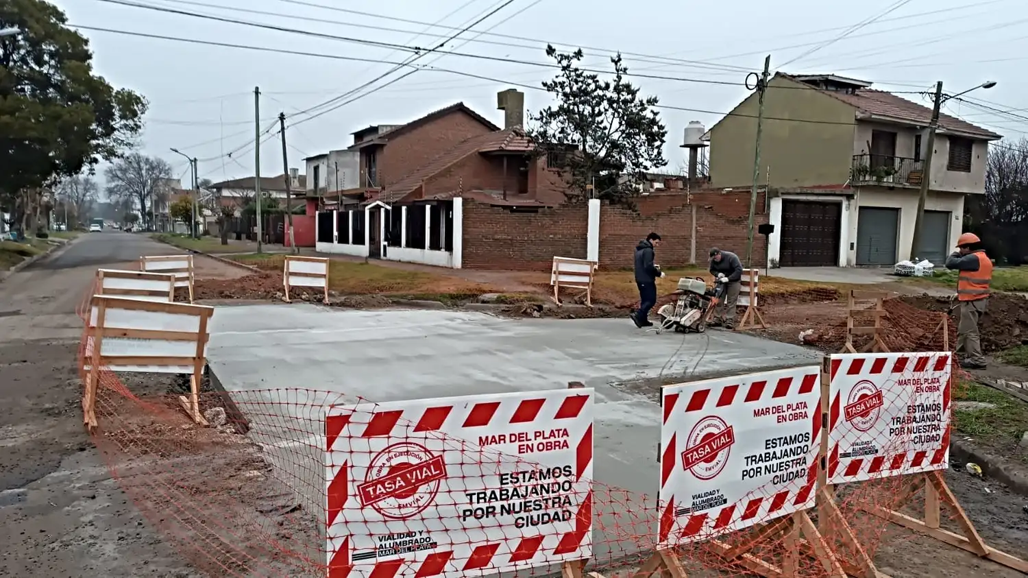 El Municipio avanza con el arreglo de calles con el presupuesto proveniente de la Tasa Vial.