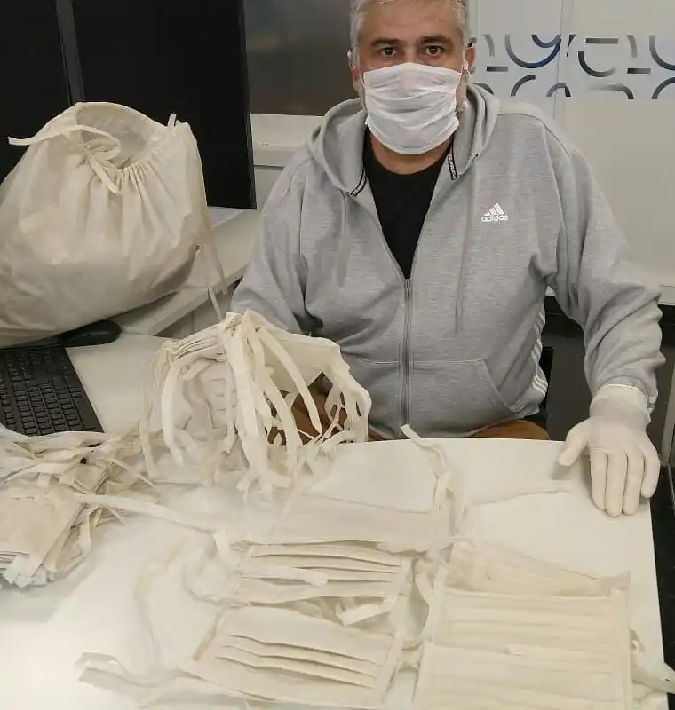 Barbijos para asociados, cuidado de todos