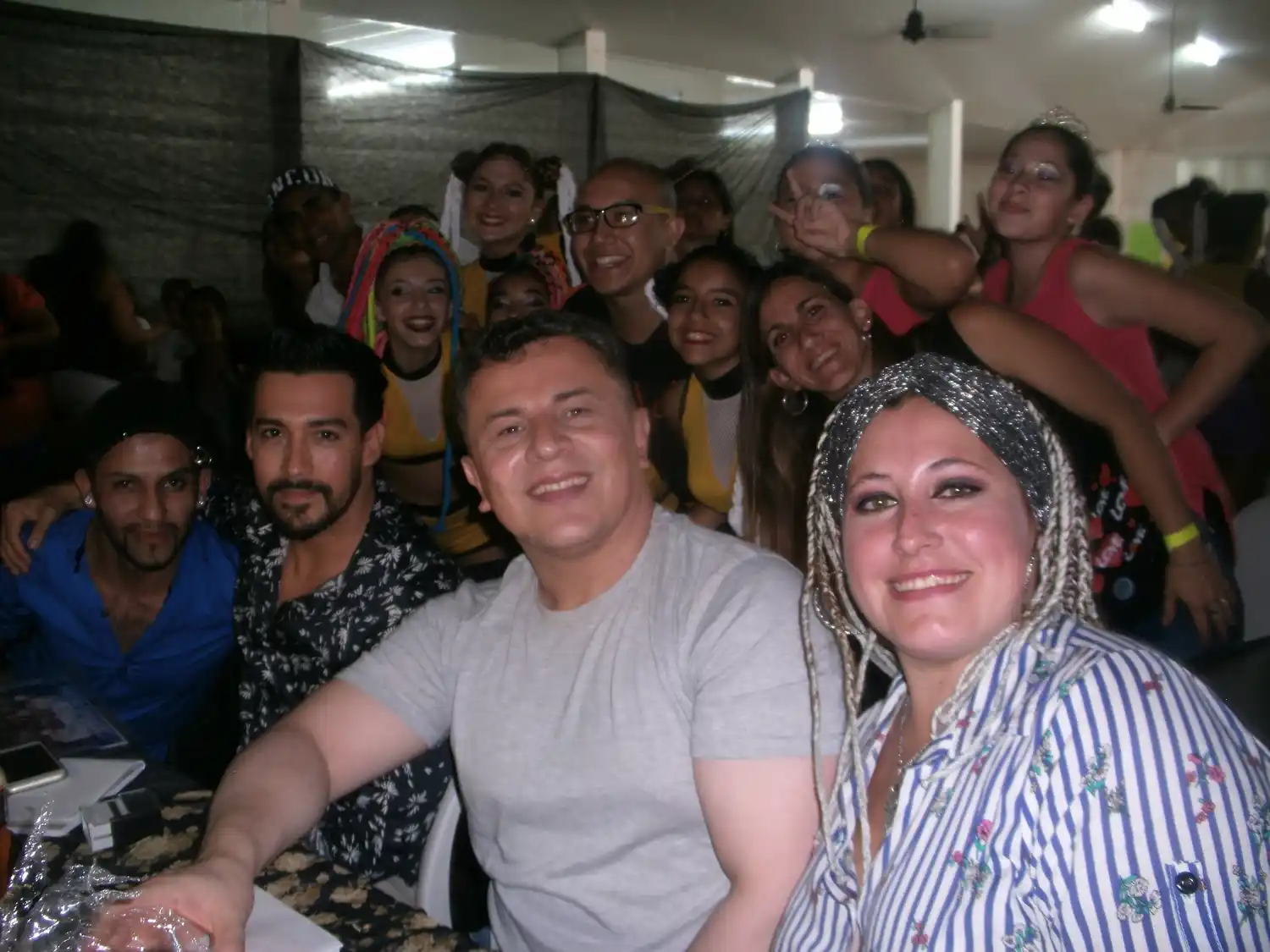 Hugo Avila y Jorgito Moliniers del Bailando de Tinelli estuvieron en Crespo