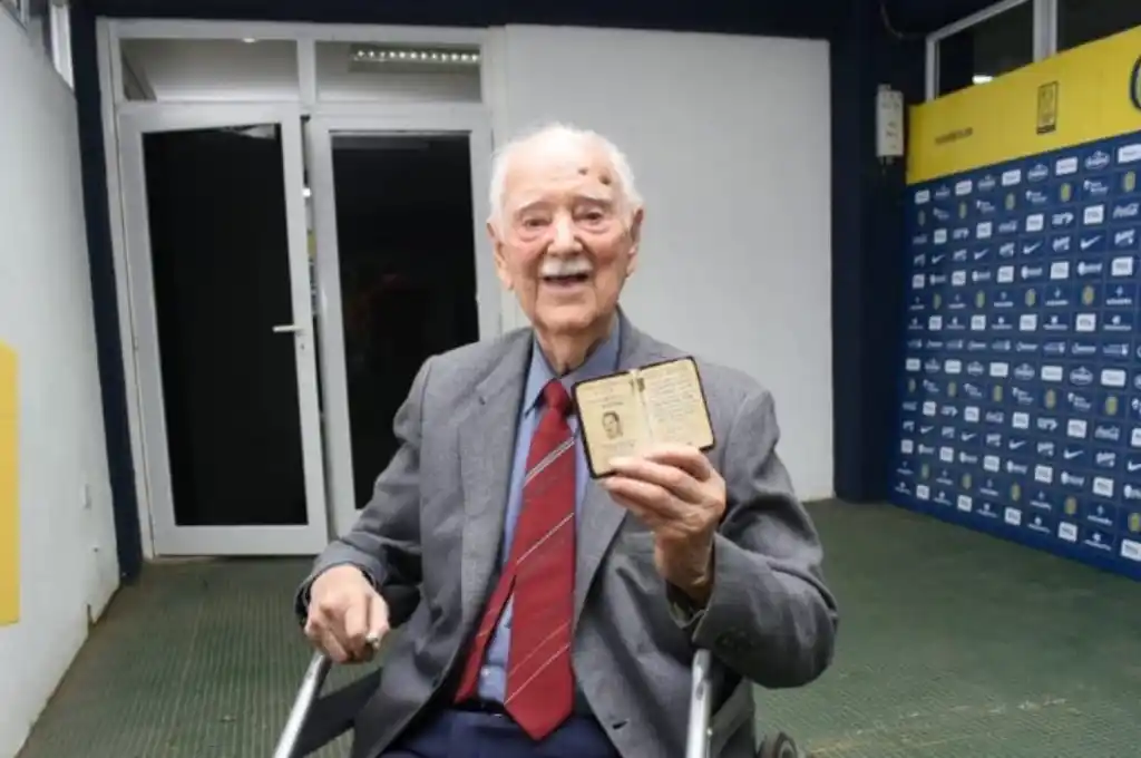 Falleció César Martínez, el socio más longevo del fútbol argentino