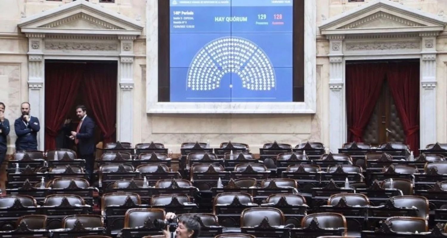 La sesión especial de reforma de la ley de DNU prevista para este martes en la Cámara de Diputados se pospuso para el jueves 21 de la semana próxima ante la imposibilidad de la oposición de reunir el quórum necesario.