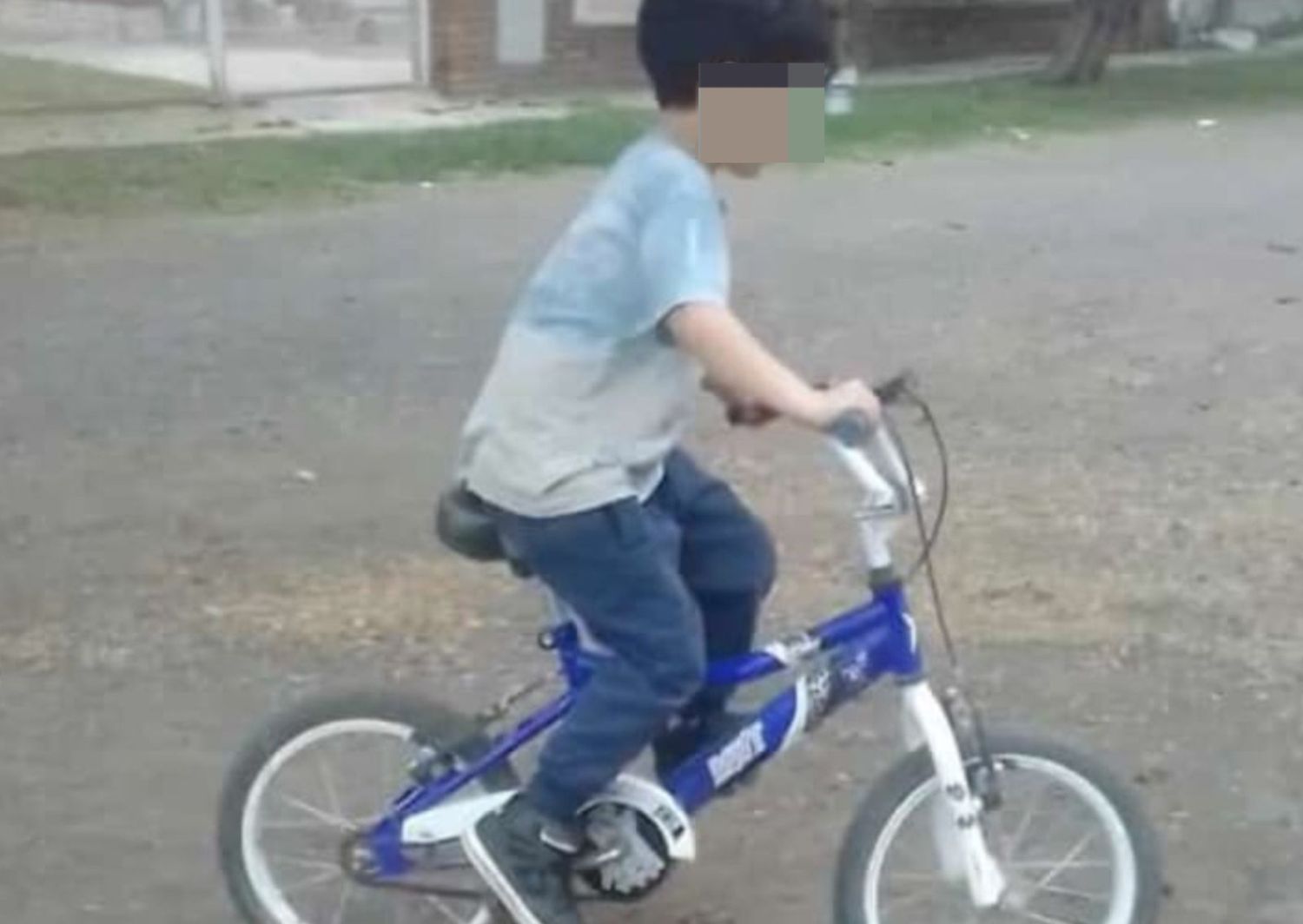 El pequeño andaba en bicicleta por calle Aulí al 200.