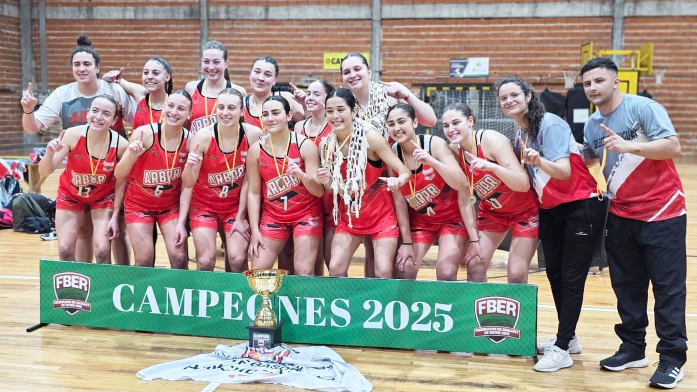 La Asociación Pancho Ramírez se consagró campeona del Entrerriano Femenino U17 de Básquetbol