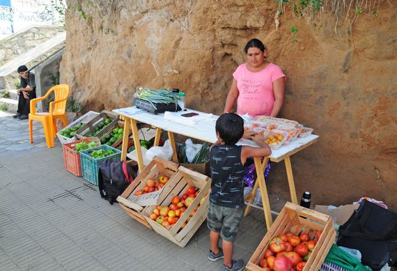 El camión de la Ctep no llegó, pero se vendieron verduras agroecológicas