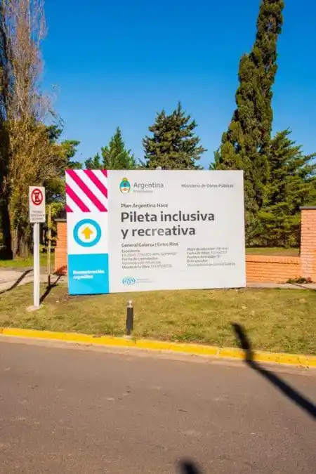 Avanza la obra de la pileta inclusiva en General Galarza