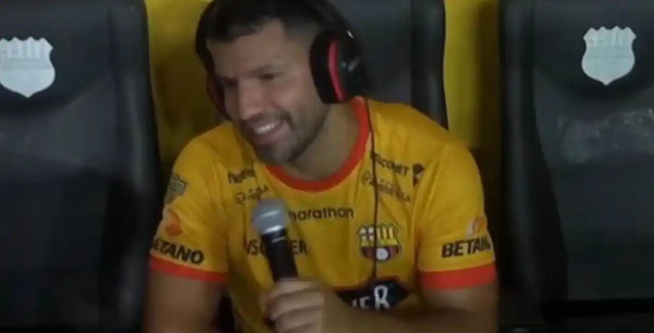 El Kun Agüero jugó un amistoso en Ecuador y al terminar se hizo cargo de steam