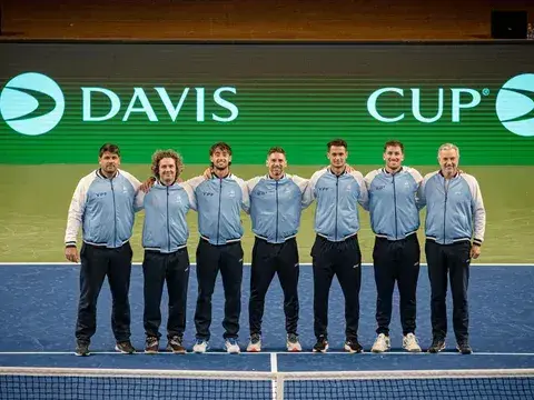 Argentina confirmó el equipo para debutar en la Copa Davis 2026. Foto: @AATenis)