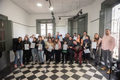 Nogoyá: familias del barrio 18 Viviendas firmaron sus escrituras y avanzan en la regularización dominial