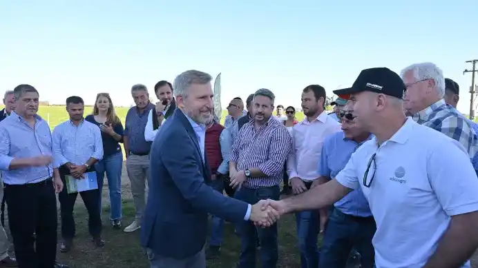 Frigerio anunció un paquete de alivio fiscal para el sector arrocero