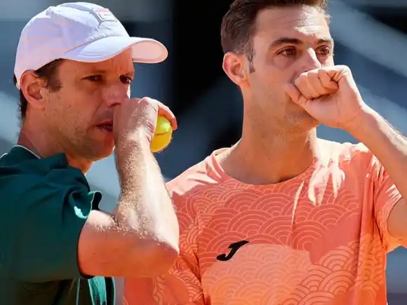 Zeballos hace historia: es finalista en Roland Garros por primera vez