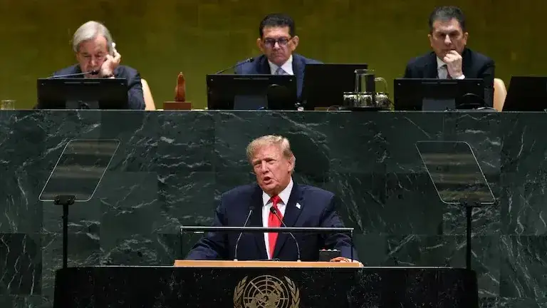 Trump amenazó a Irán en la ONU: “Hacemos un trato o los aniquilo"