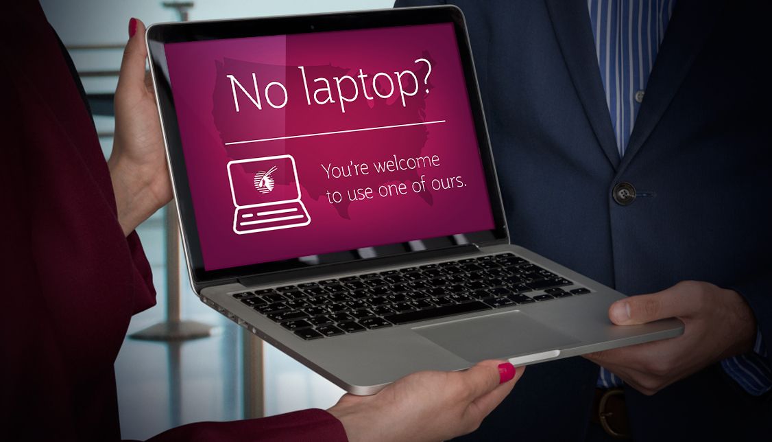Qatar Airways salta la prohibición prestando laptops a sus pasajeros de Business Class