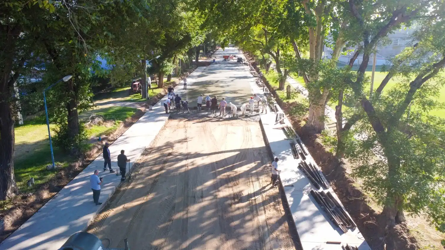 Pavimento Jorge Newbery