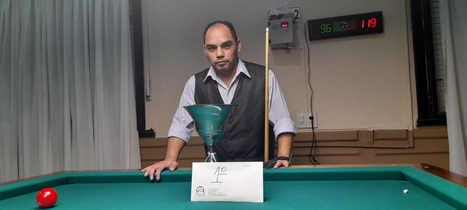 Un gran torneo hizo Carlos Paterson y dejó abierta una gran puerta para cuando participe del provincial de su categoría (3a) con grandes chances de ser un gran protagonista.