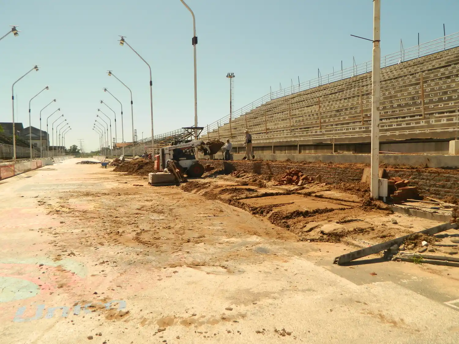 Trabajos de mejoras en el corsódromo