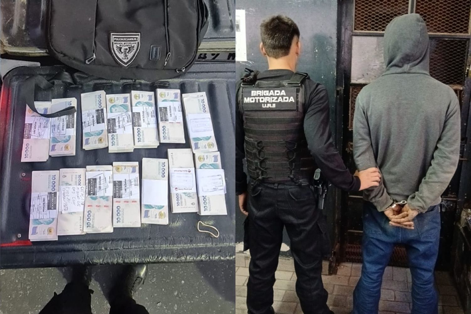 Robó casi 14 millones de pesos de una casa, fue a esperar el colectivo y lo detuvieron en la parada