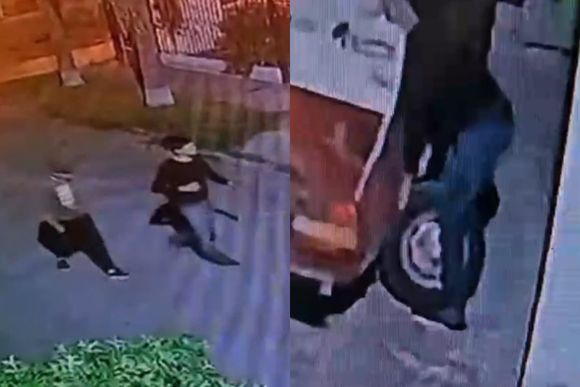 Así robaron la rueda de un Renault 12 en La Providencia