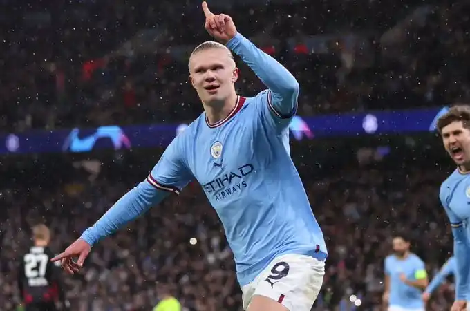 Con 5 goles de Haaland, Manchester City aplastó 7-0 al RB Leipzig y avanzó a los cuartos de final 
