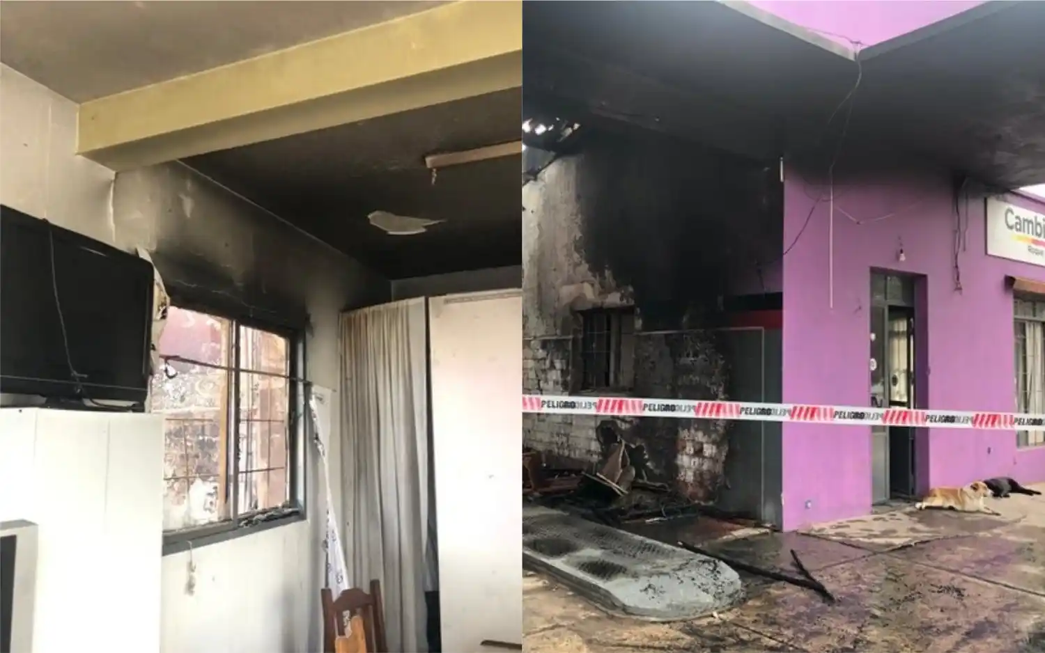 En Roque Pérez Cravero perdió por 8 votos y ahora incendiaron su local: "No entiendo tanto odio"