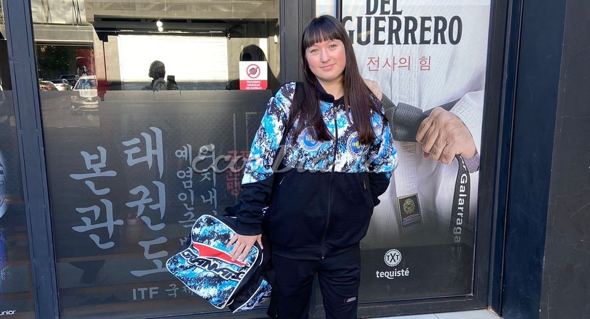 Morena Bazan, joven taekwondista que quiere entrar en la Selección Mayor