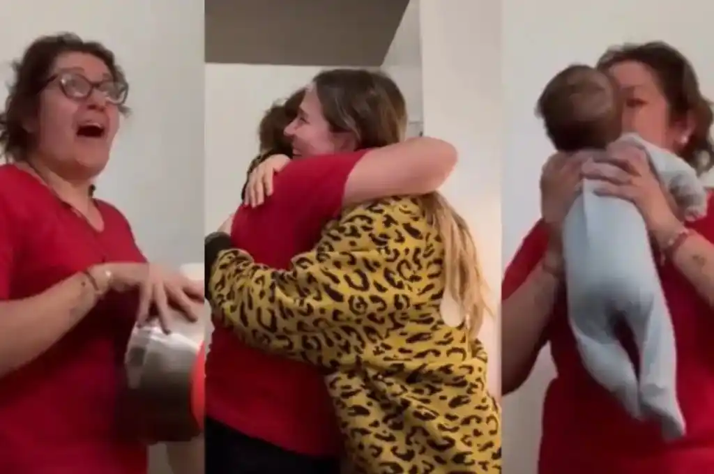 Jimena Barón con su niñera Mari