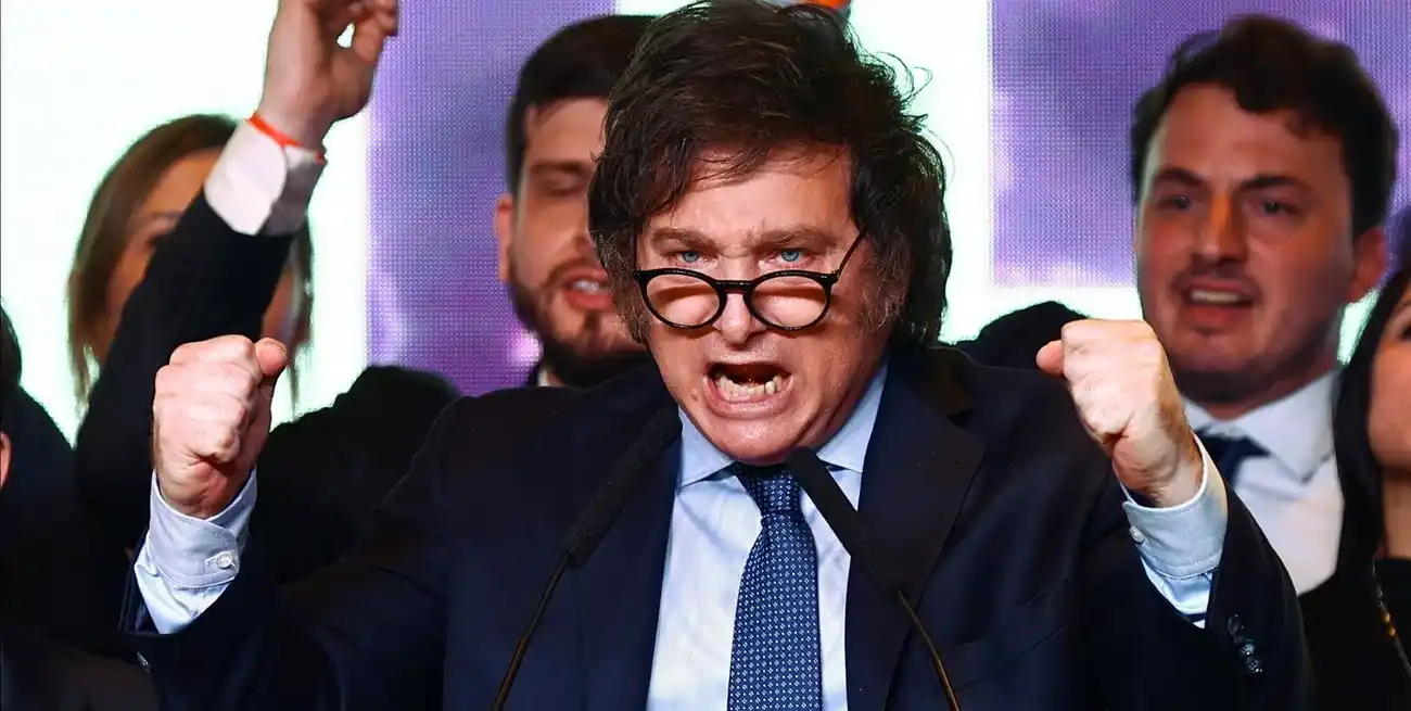 El candidato presidencial de La Libertad Avanza, Javier Milei, afirmó que no se bajará del balotaje" "bajo ningún punto de vista".