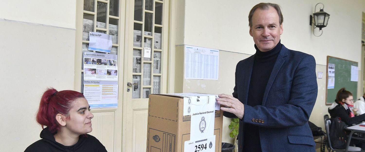 Bordet: "Venimos a votar y ejercer nuestro derecho con mucho optimismo"