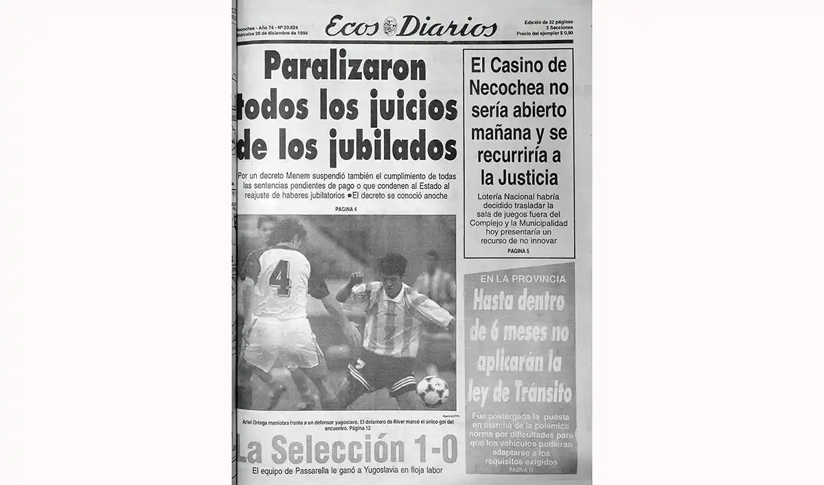 Miércoles 28 de diciembre de 1994