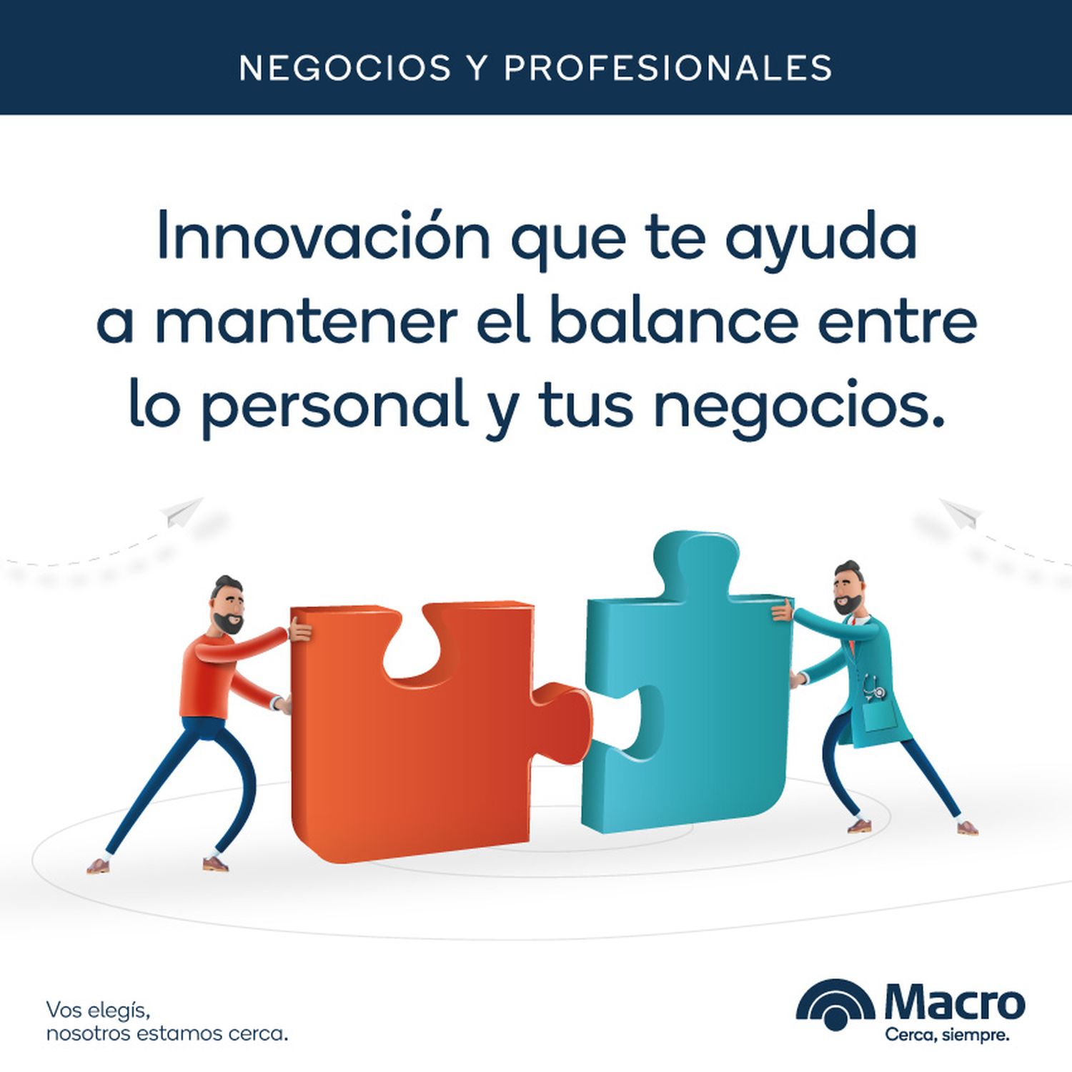Banco Macro presentó su propuesta para negocios y profesionales