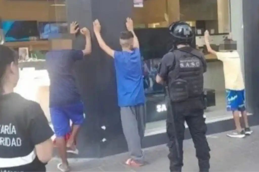 El momento de la detención