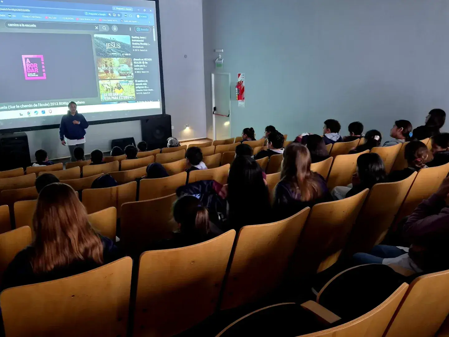 Cine y Comunidad llevó a estudiantes a reflexionar sobre el valor de la educación