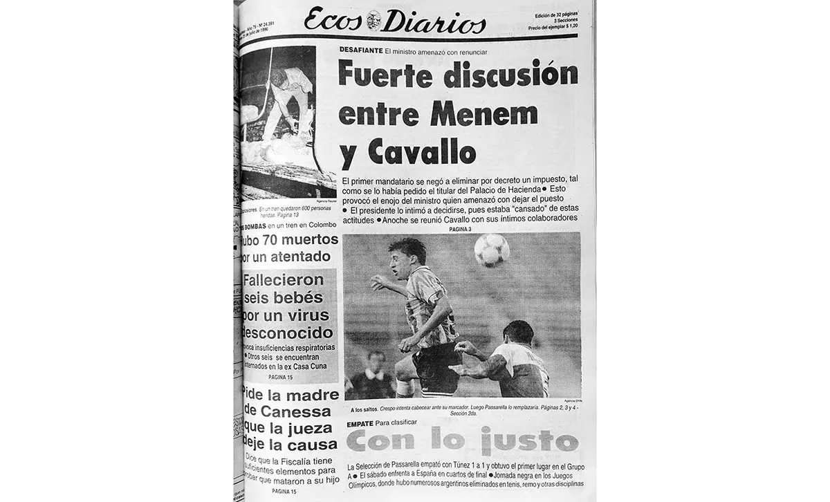 Jueves, 25 de julio de 1996