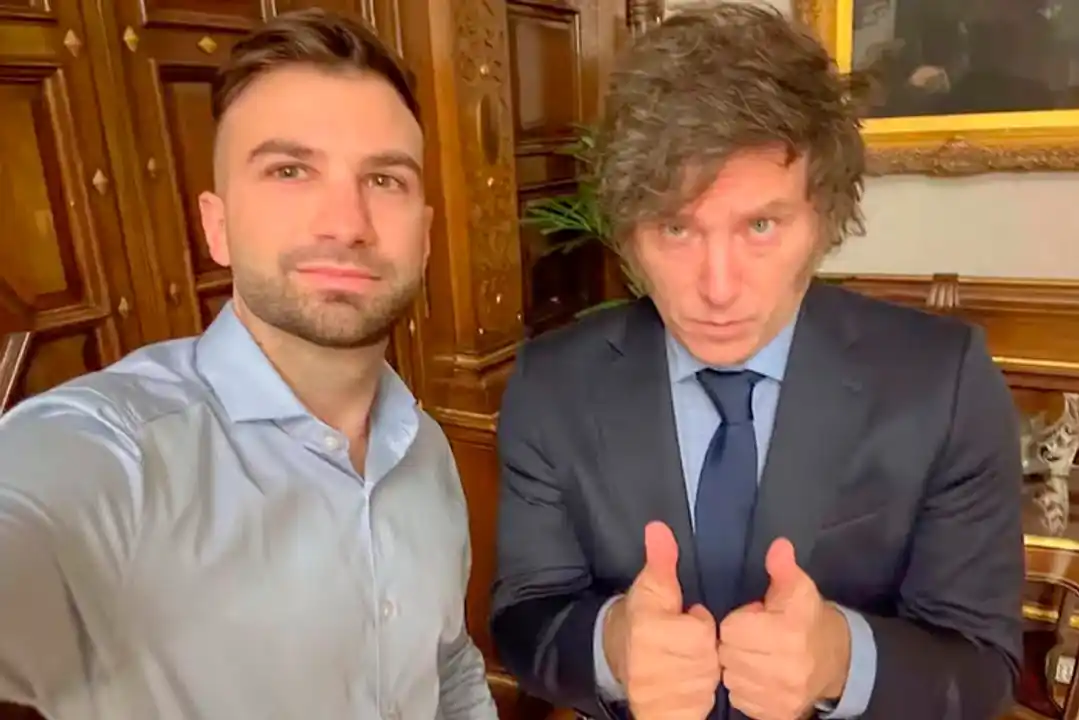 Mauricio Novelli y Javier Milei