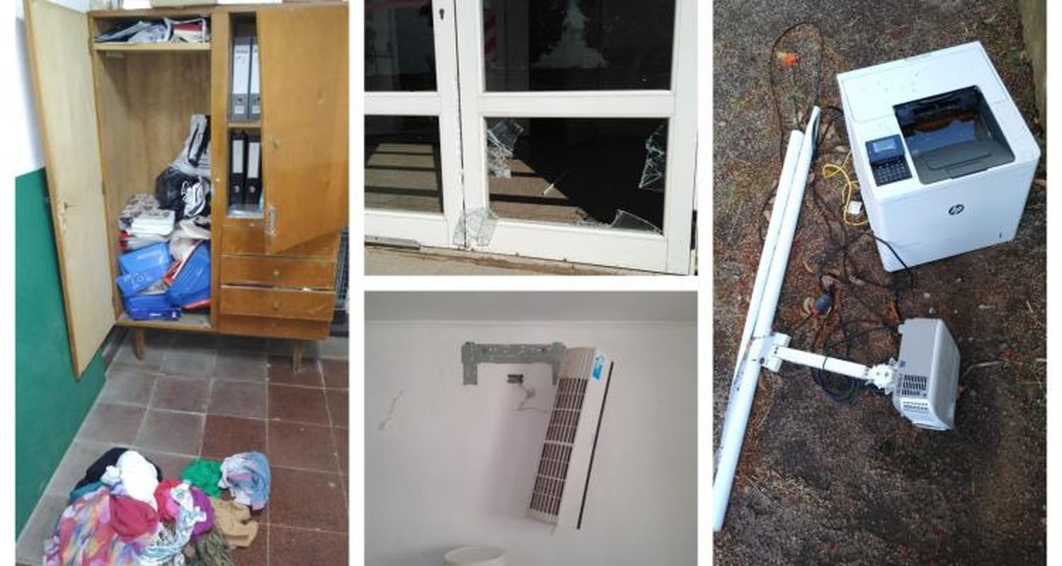 Otra vez, robos y destrozos en la secundaria 11 Eduardo Depietri