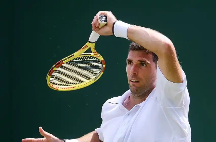 Del Bonis se despidió temprano de Wimbledom