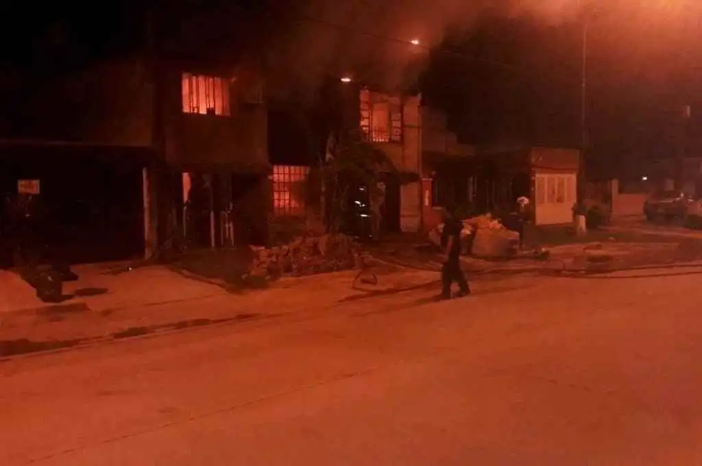 Se incendió una vivienda al norte de la ciudad de Santa Fe