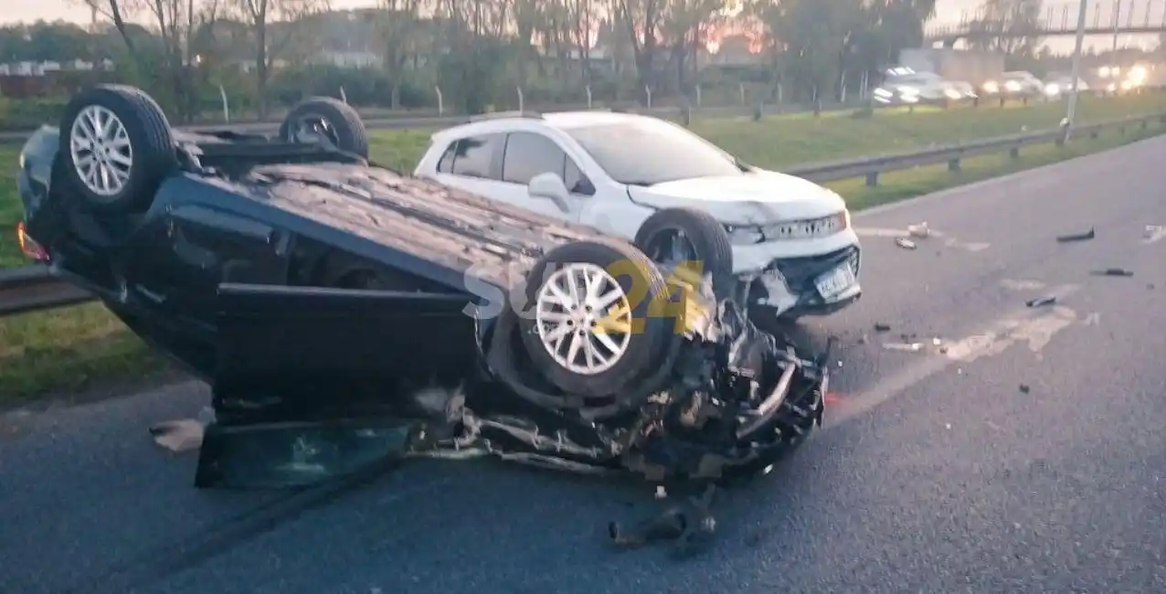 Dos vehículos chocaron contra un caballo en la ruta 9