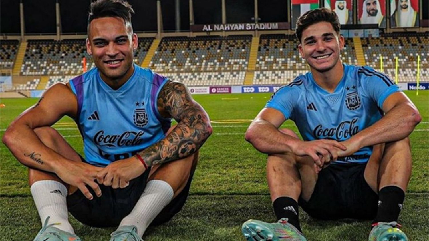 Lautaro Martínez y Julián Álvarez irán por un hito histórico entre Champions y Selección