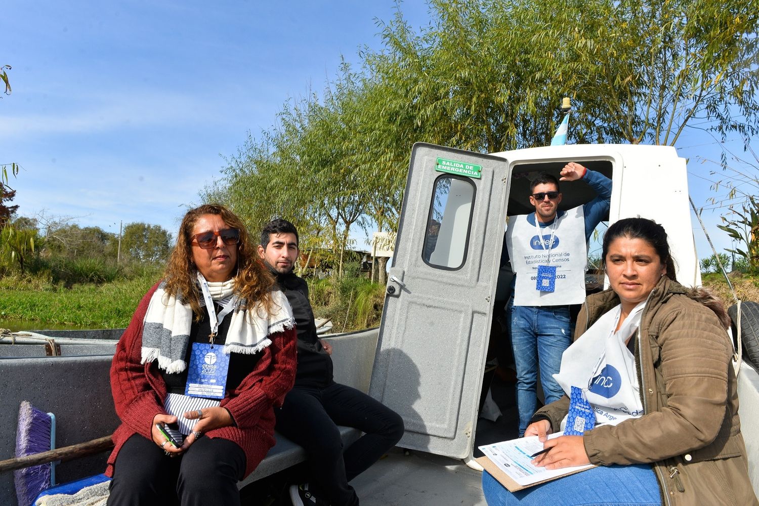 Se desarrolla el censo en zonas rurales y de islas entrerrianas