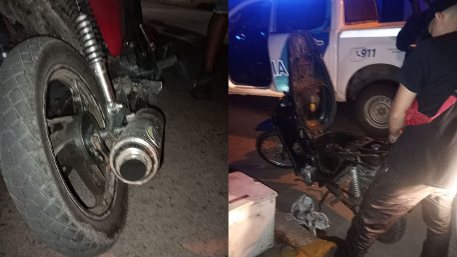 Entre las motos secuestradas, algunas contaban con caños de escapes deficientes.