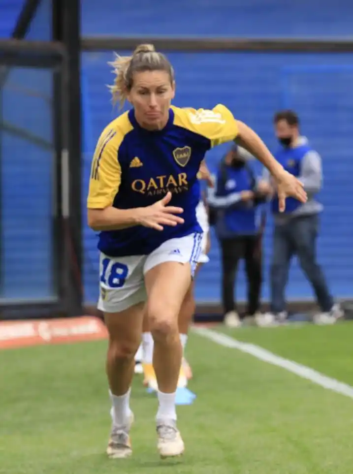 Huber es una de las referentes de Boca.