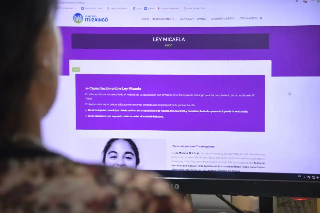 Comenzó la capacitación en género de la "Ley Micaela" en el municipio de Ituzaingó