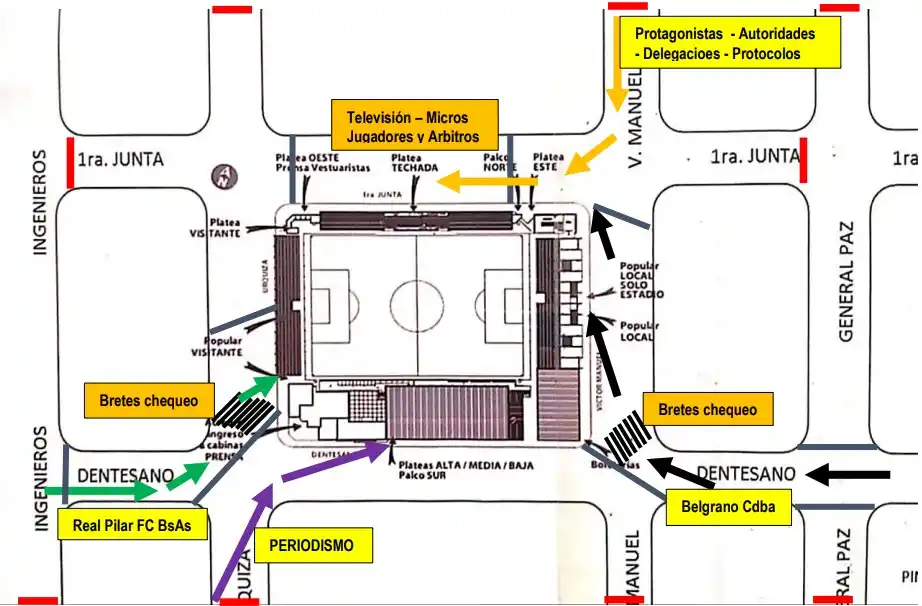 operativo policial partido copa argentina rafaela - 1