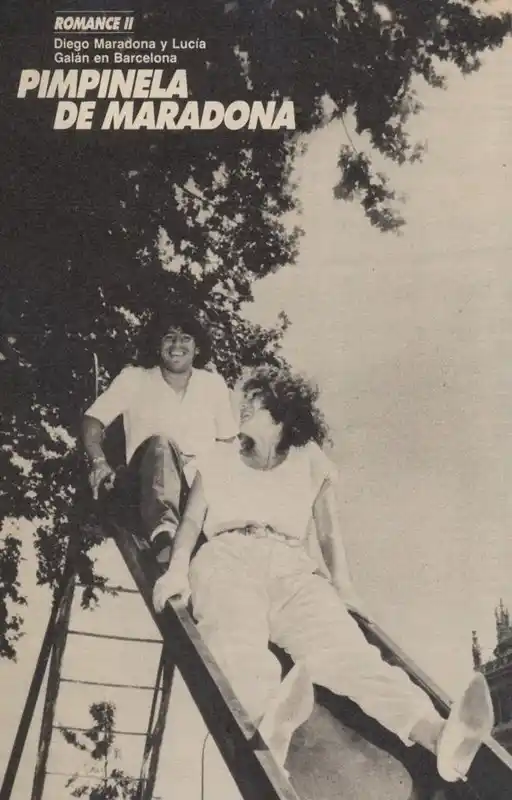 La serie sobre Maradona hablará del romance del Diez con la Pimpinela Lucía Galán