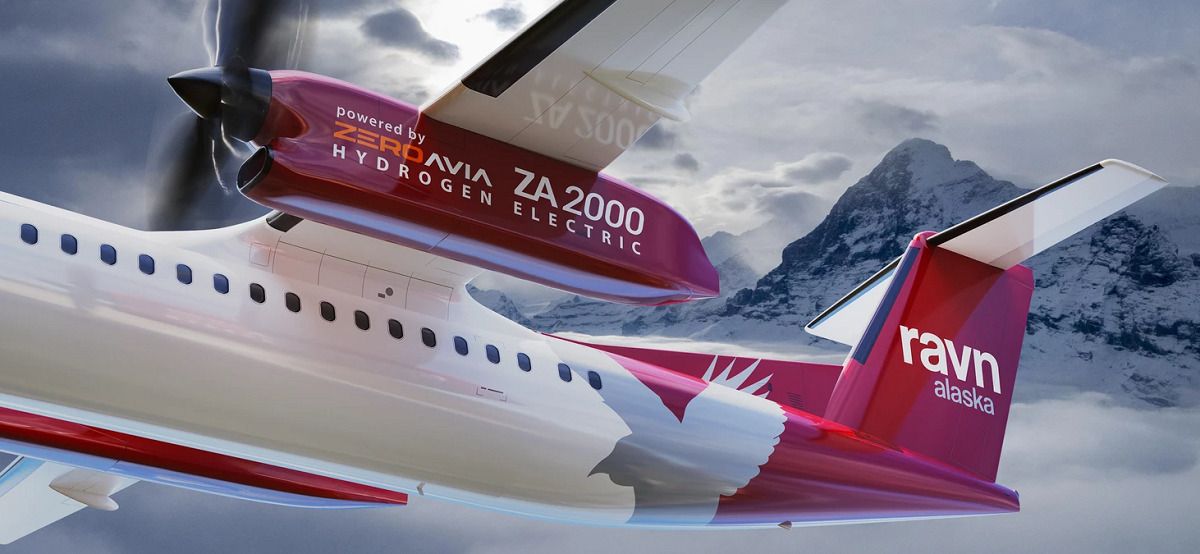 Ravn Alaska encarga 30 motores hidrógeno-eléctricos a ZeroAvia