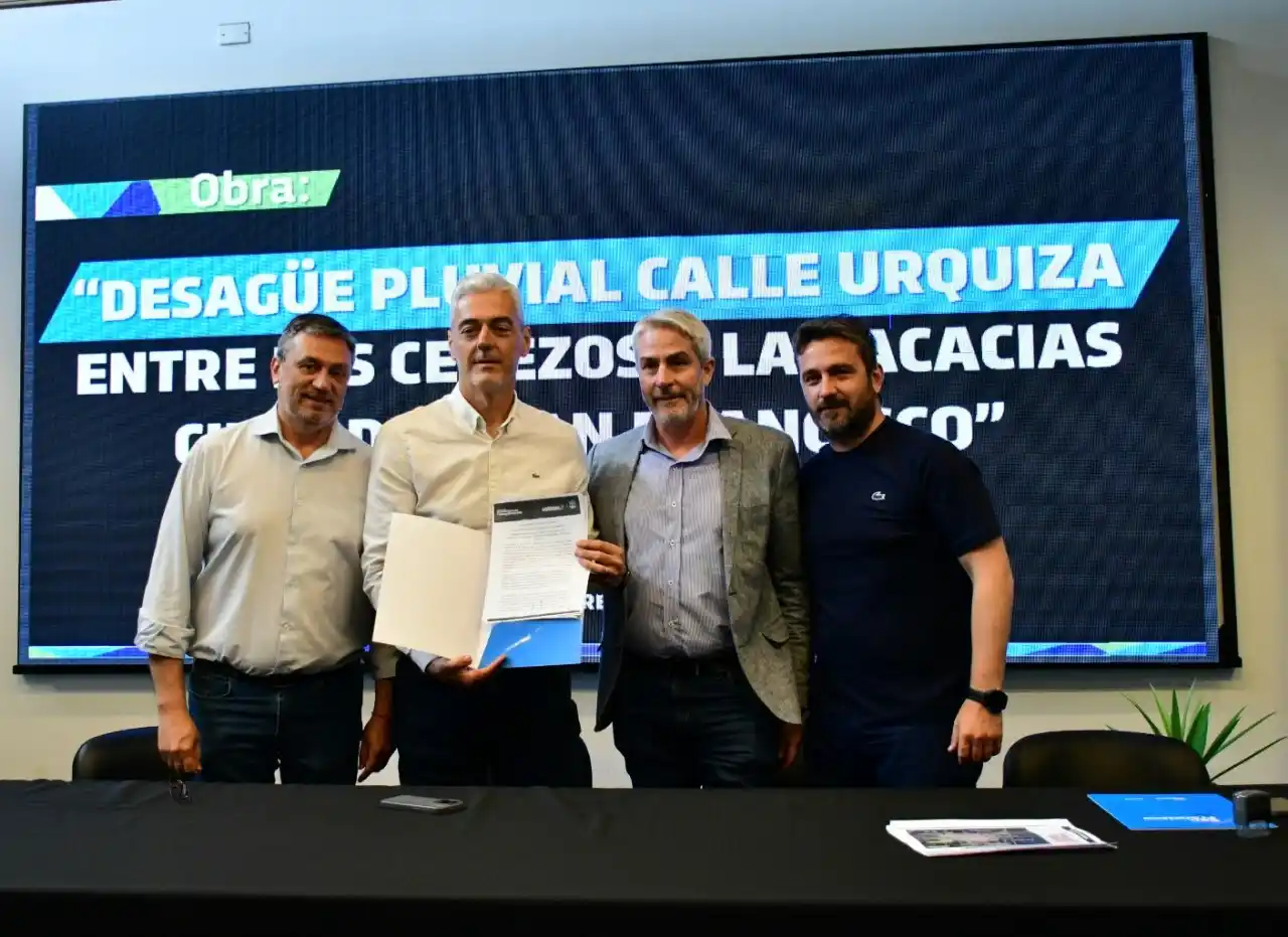 Avanza la licitación de la obra del entubado del desagüe pluvial de calle Urquiza.