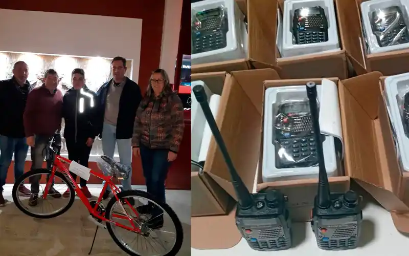 Bomberos sorteó la bicicleta que donó el diputado Asseff