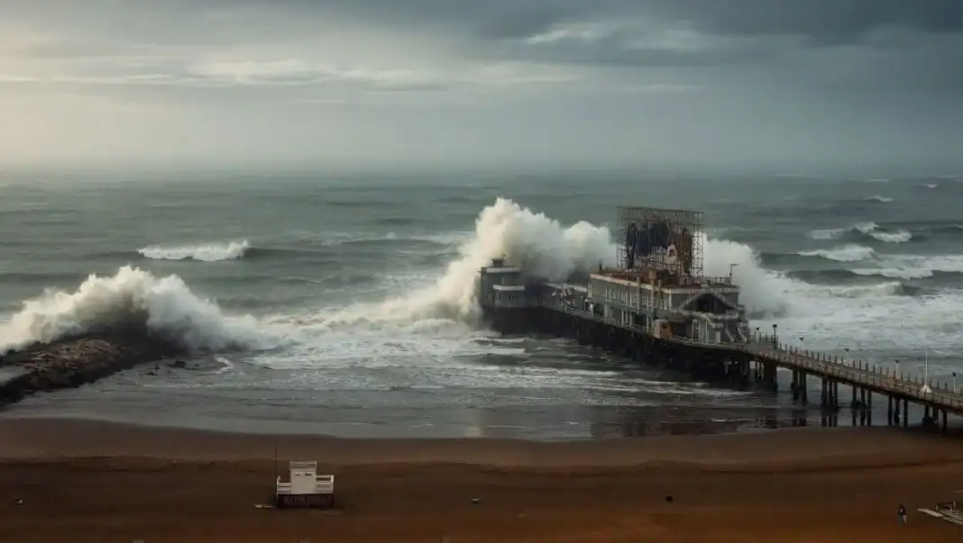 Mar del Plata sufrió una ciclogénesis en la previa de la llegada de El Niño.