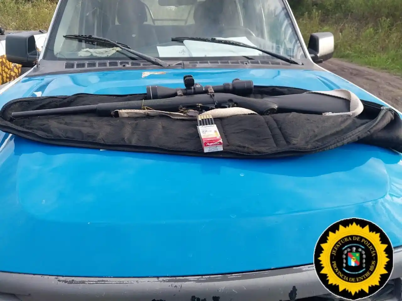 Operativo “campo seguro”: policía secuestró un arma en la zona de mojones sur